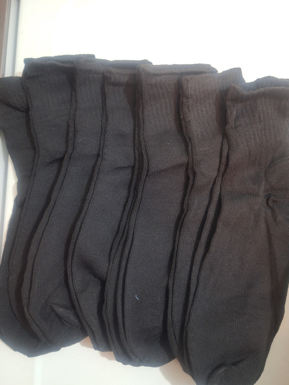 Black Crew Socks - Pack of 15 Pairs